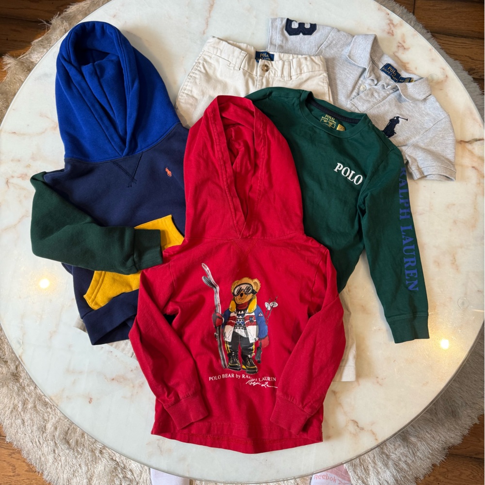 Ralph Lauren Colorful Boys Size 4/4T Polo Bundle
